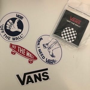 Vans pop socket and stickers